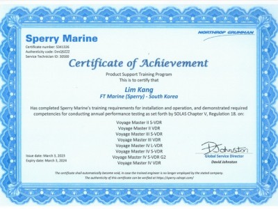 Engineer's Certificate_VDR