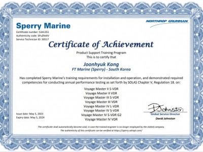 Engineer's Certificate_VDR